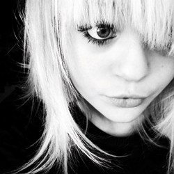 Op Art Woman Picture Original