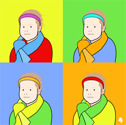 Opie Effect Pop Art Style