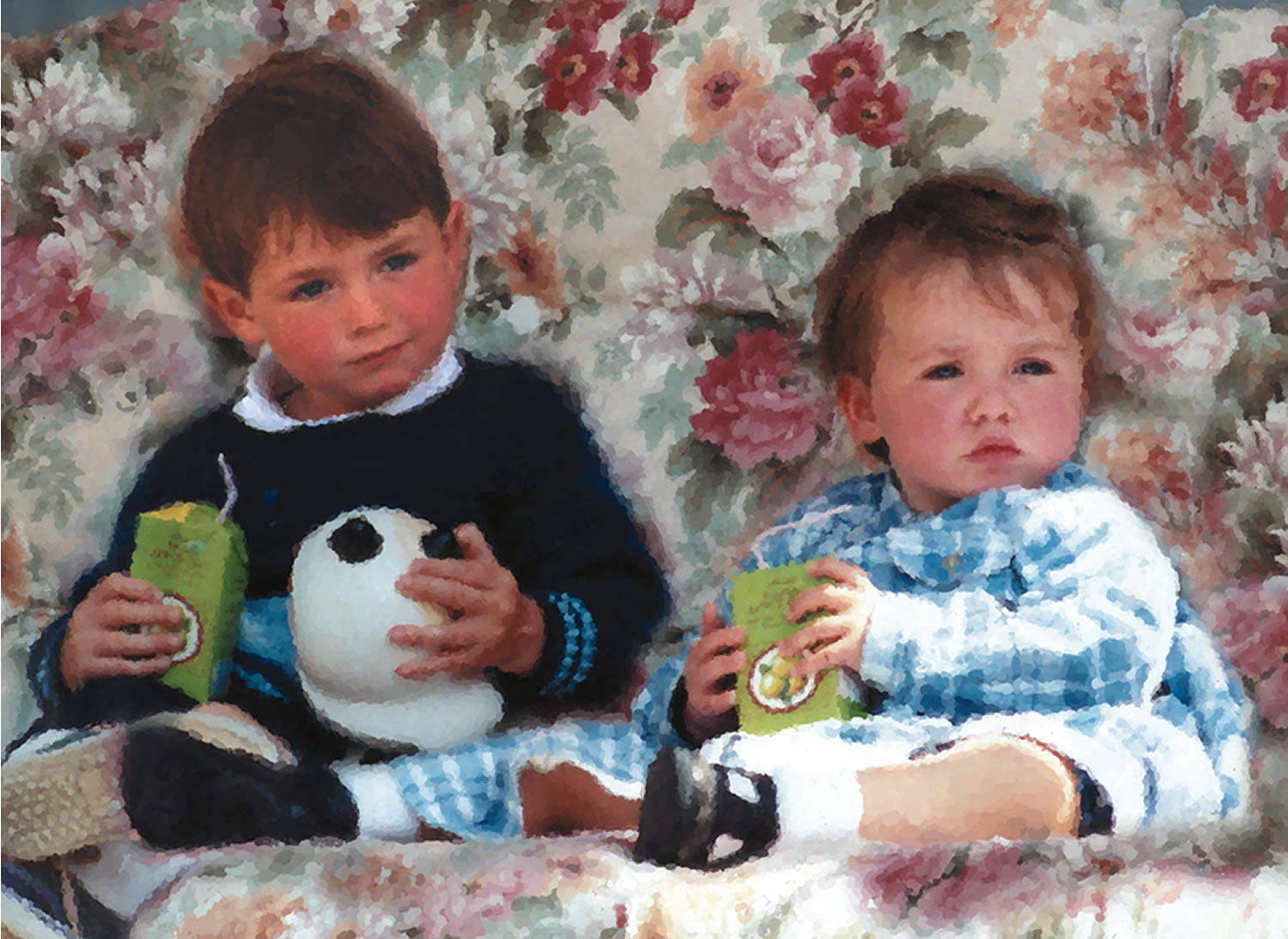 Brush Strokes Canvas Effect